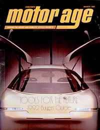 Cover of Motor Age magazine containing Alex Shaland's magazine article.